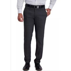 Haggar® Men's Stretch Windowpane Slim Fit Flat Front Premium Flex Waistband Suit